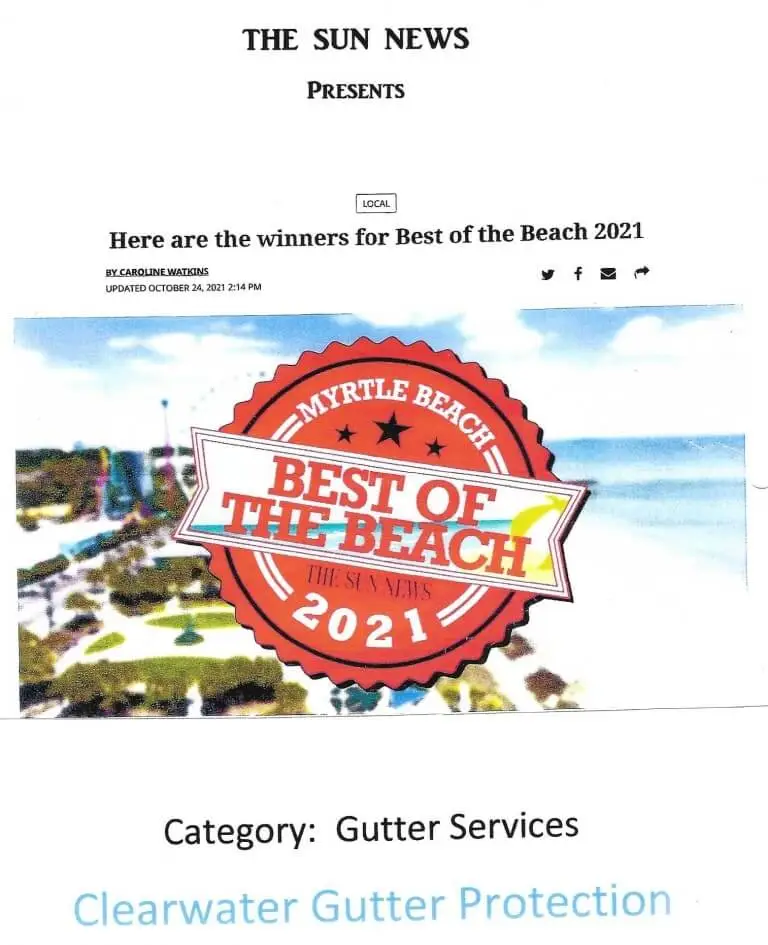 Clearwater Gutter Protection Will Save You Time And Money